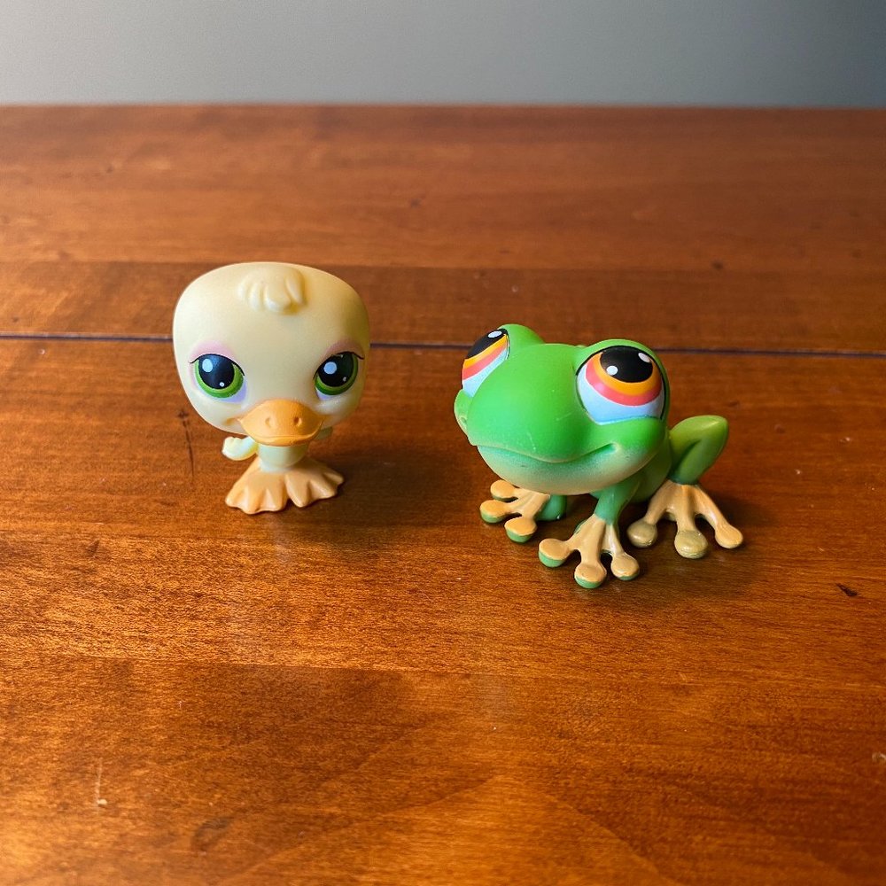 Littlest Pet Shop - Pet Pairs - Duck #51 & Frog #50